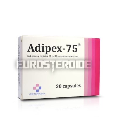 Adipex-75 - Vertax Pharma - 75mg/tab (30tabs)