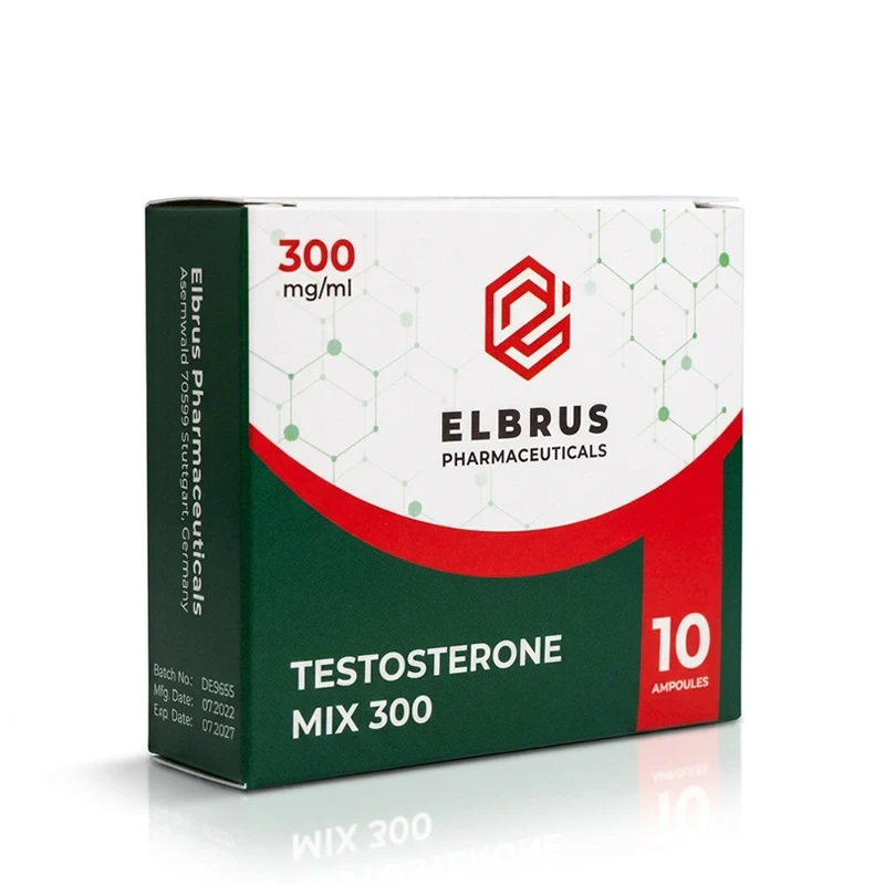 Testosterone Mix 300 300mg/ml 10x1ml Ampullen von Elbrus Pharmaceuticals