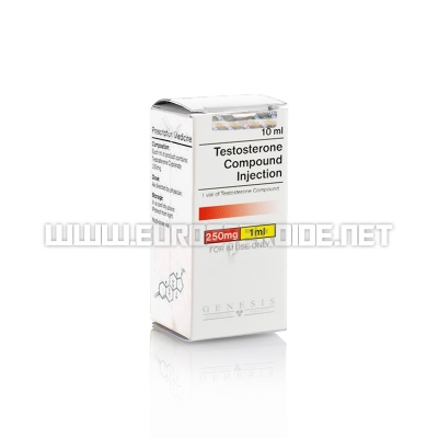 Testosterone Compound - 250mg/ml (10ml vial) - Genesis
