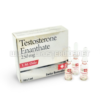 Testosterone Enanthate - 250mg/ml (10amp) - Swiss Remedies